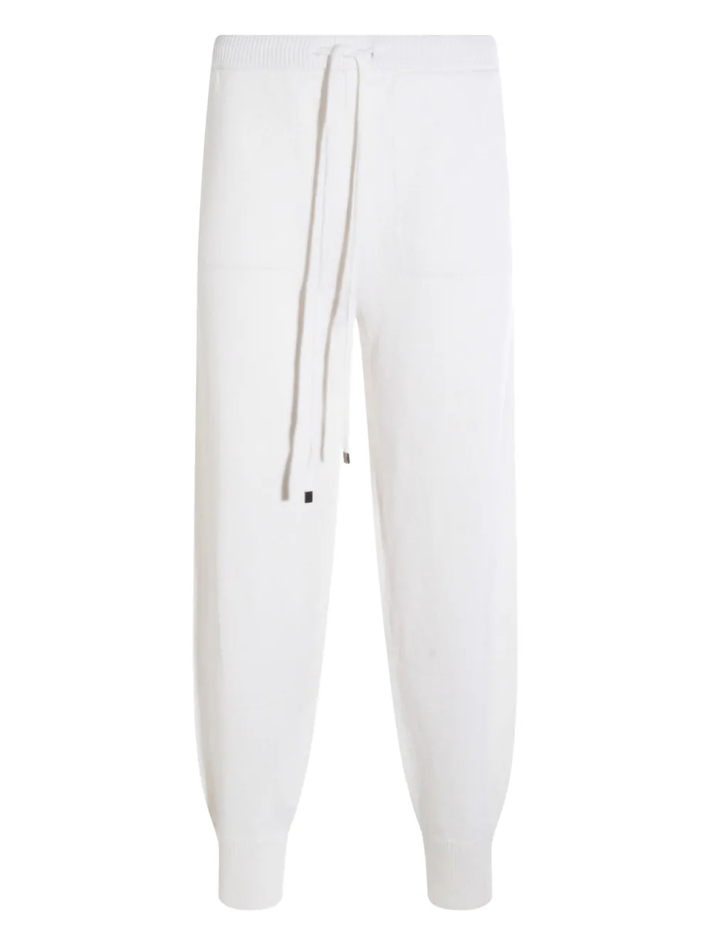 Antonelli Drawstring Straight Trousers In White
