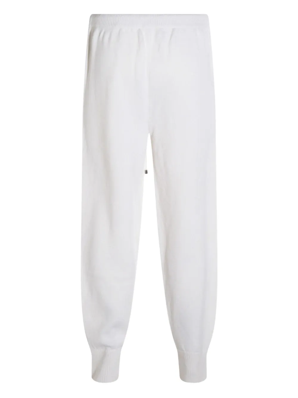Antonelli Drawstring Straight Trousers In White