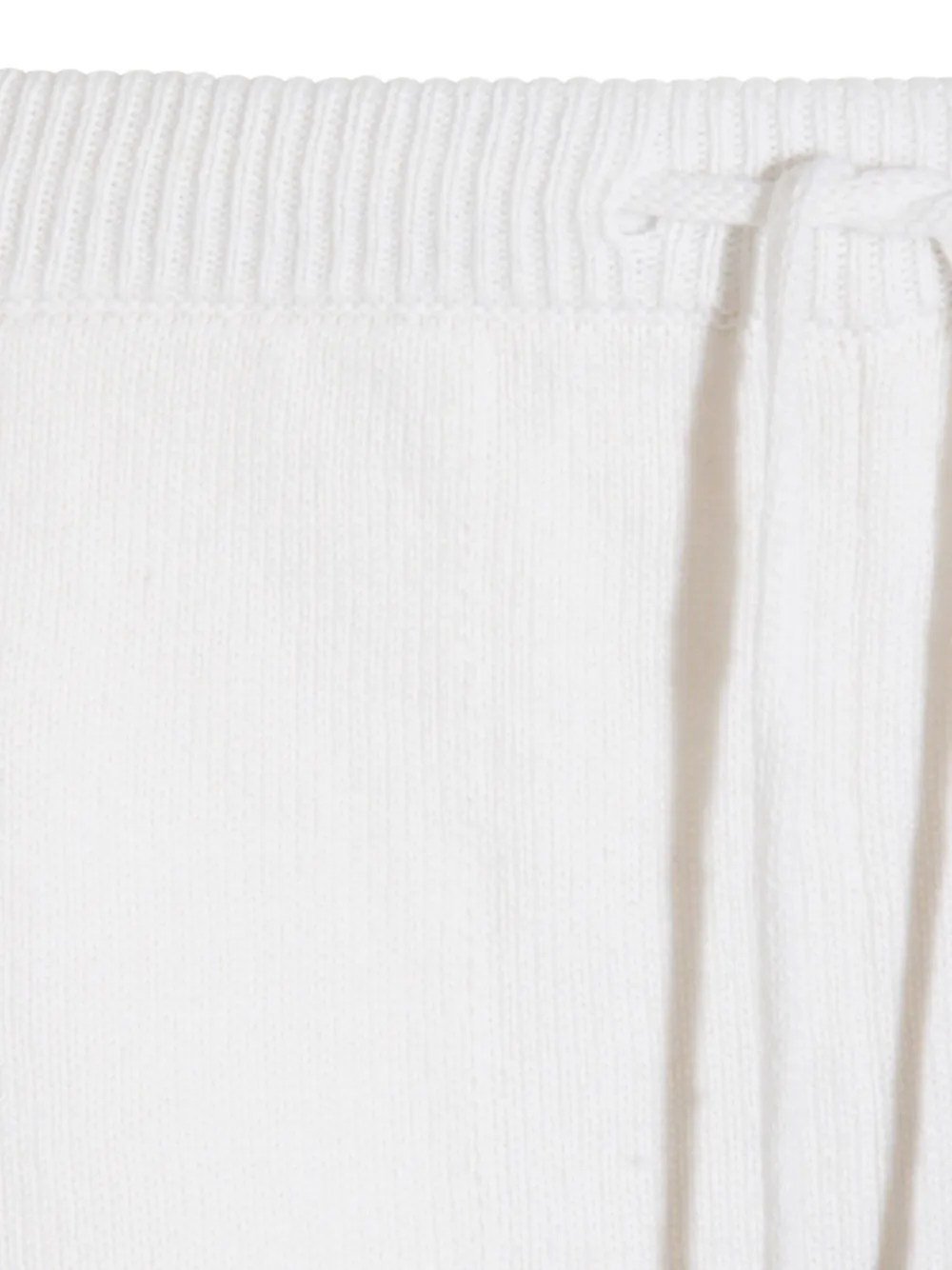 Antonelli Drawstring Straight Trousers In White