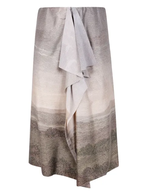 Pierre-Louis Mascia Adastrgum draped silk-blend skirt