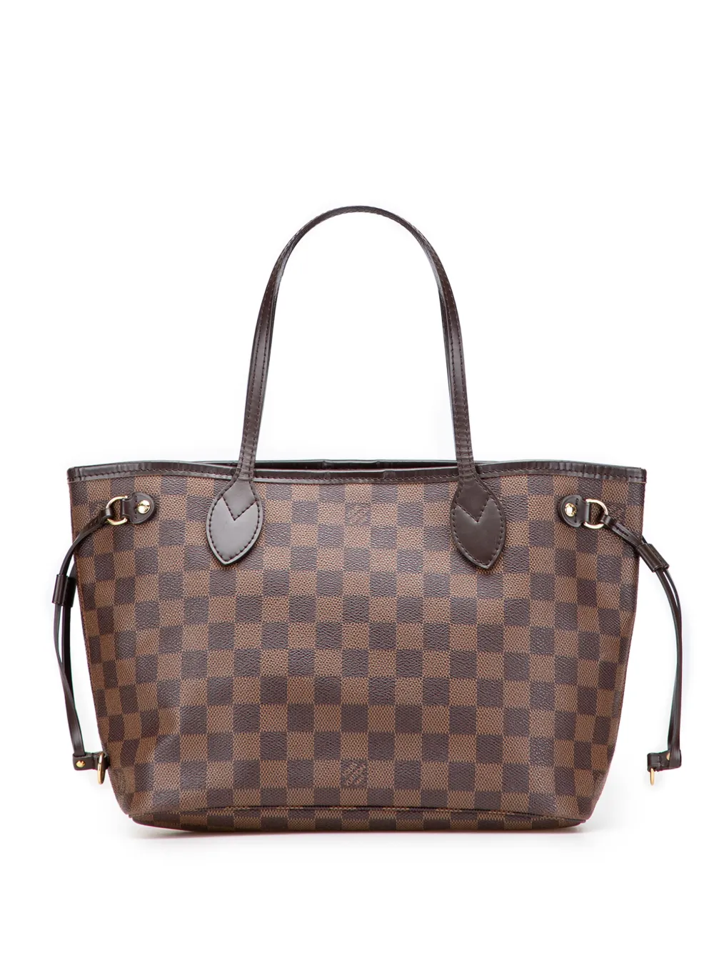 Louis Vuitton Pre-Owned 2010 Damier Ebene Neverfull PM tote bag - ブラウン Louis Vuitton Pre-Owned 2010 Damier Ebene Neverfull PM tote bag - ブラウン
