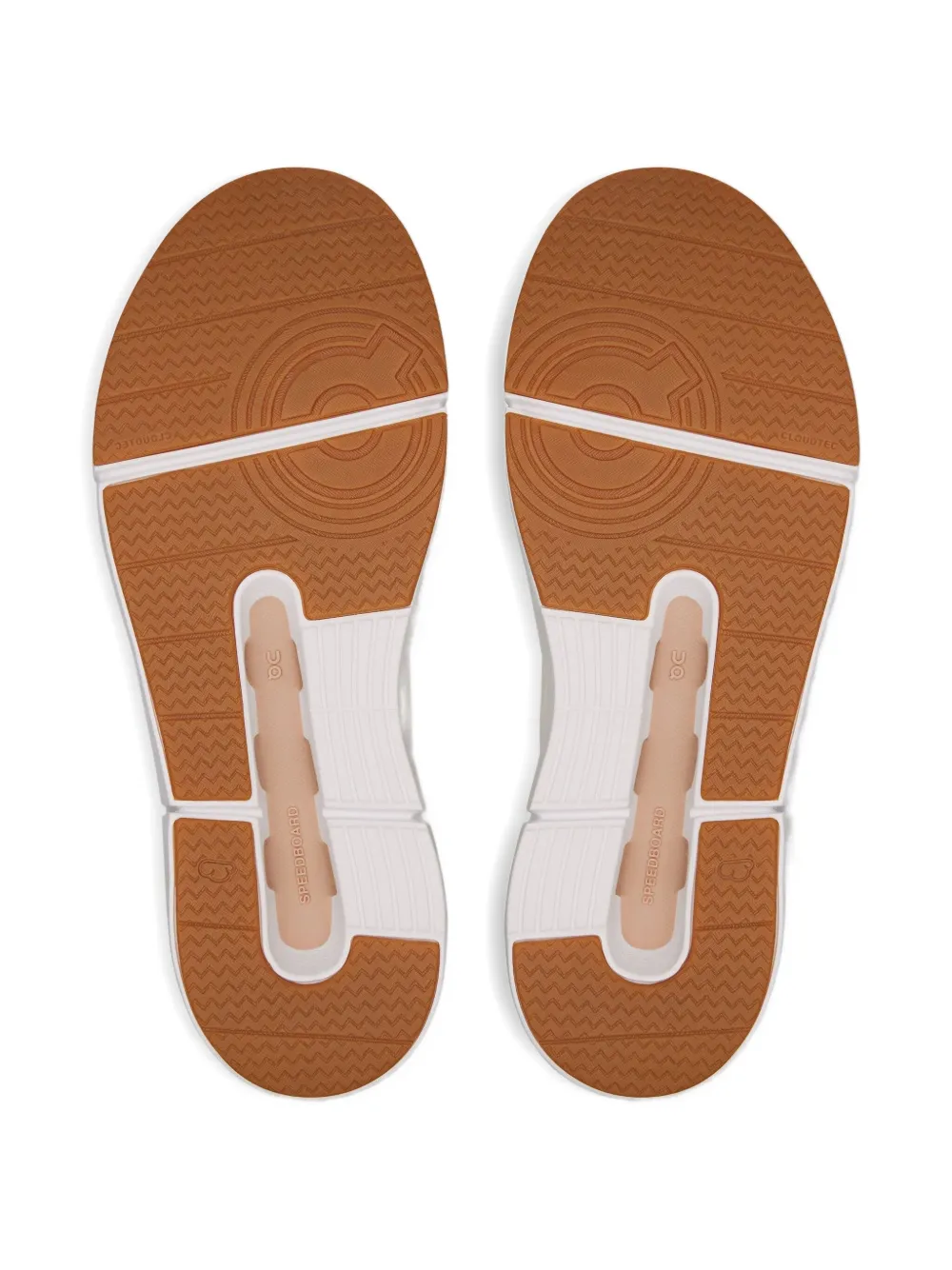 On Running The Roger Perforated Trainers In White