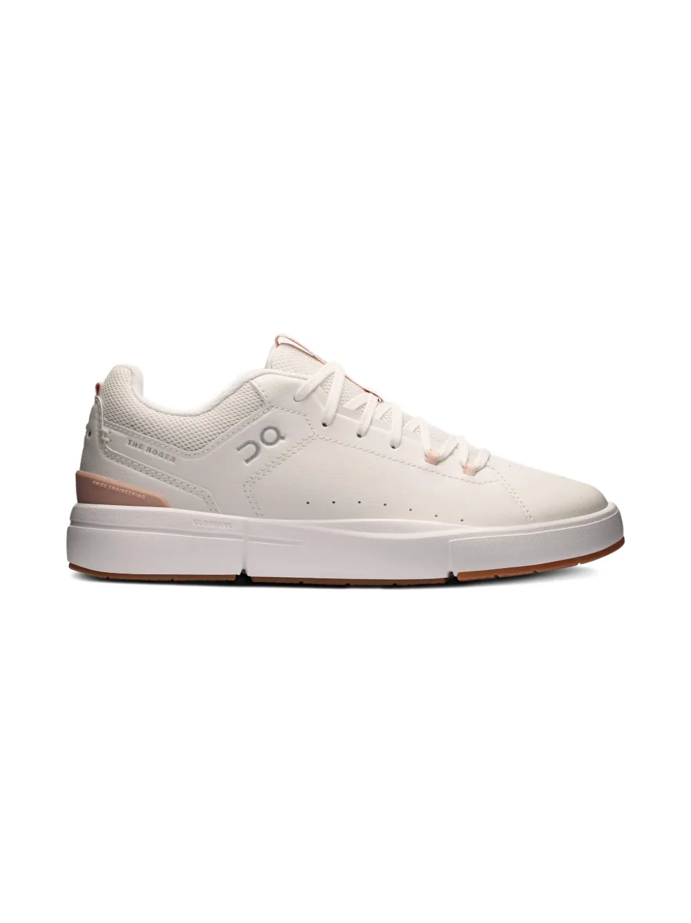 On Running The Roger Perforated Trainers In White