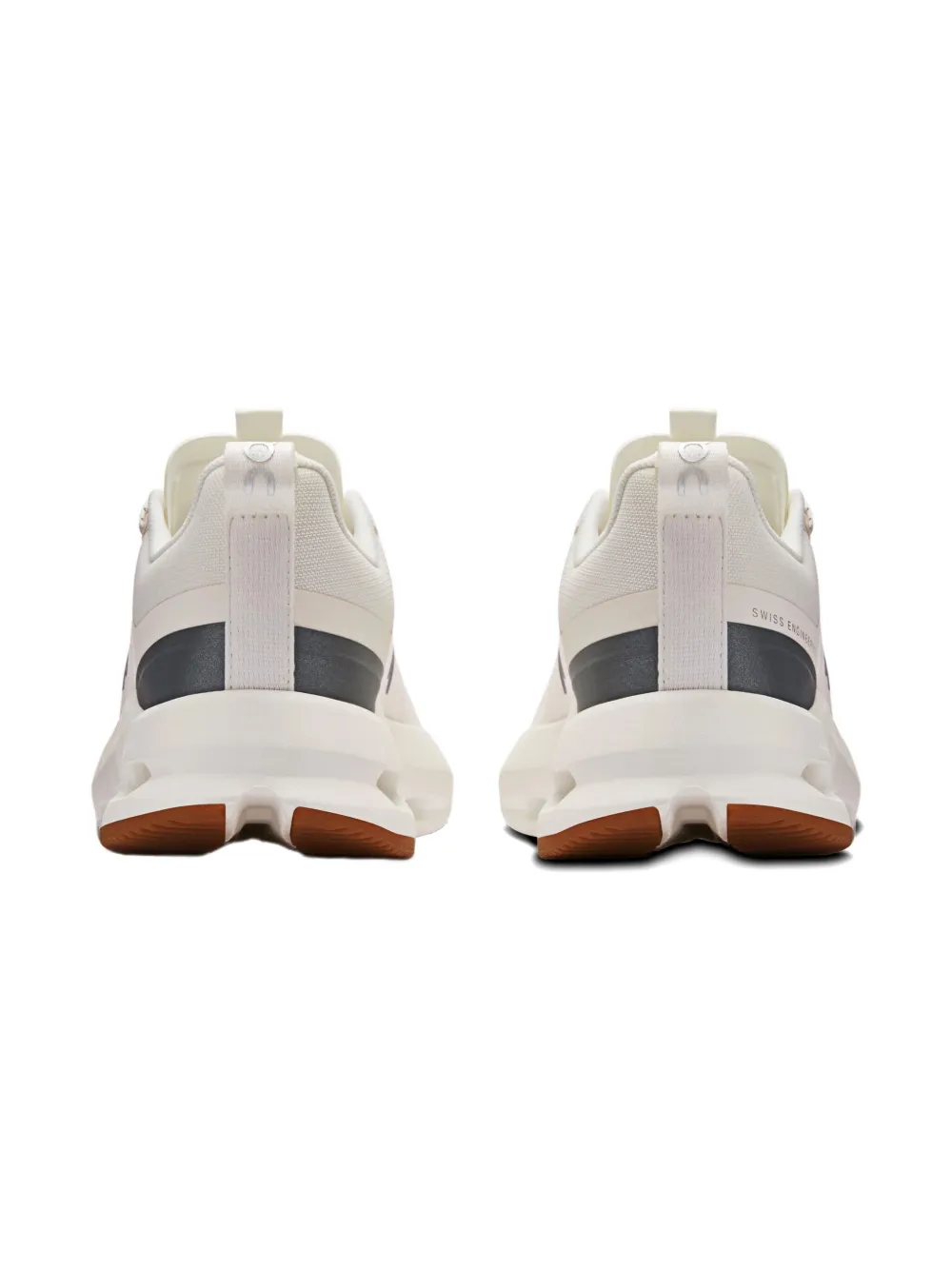 On Running Bone Kids' Cloudnova Youth Woven Trainers Eur 37.5 /4.5 Uk In White