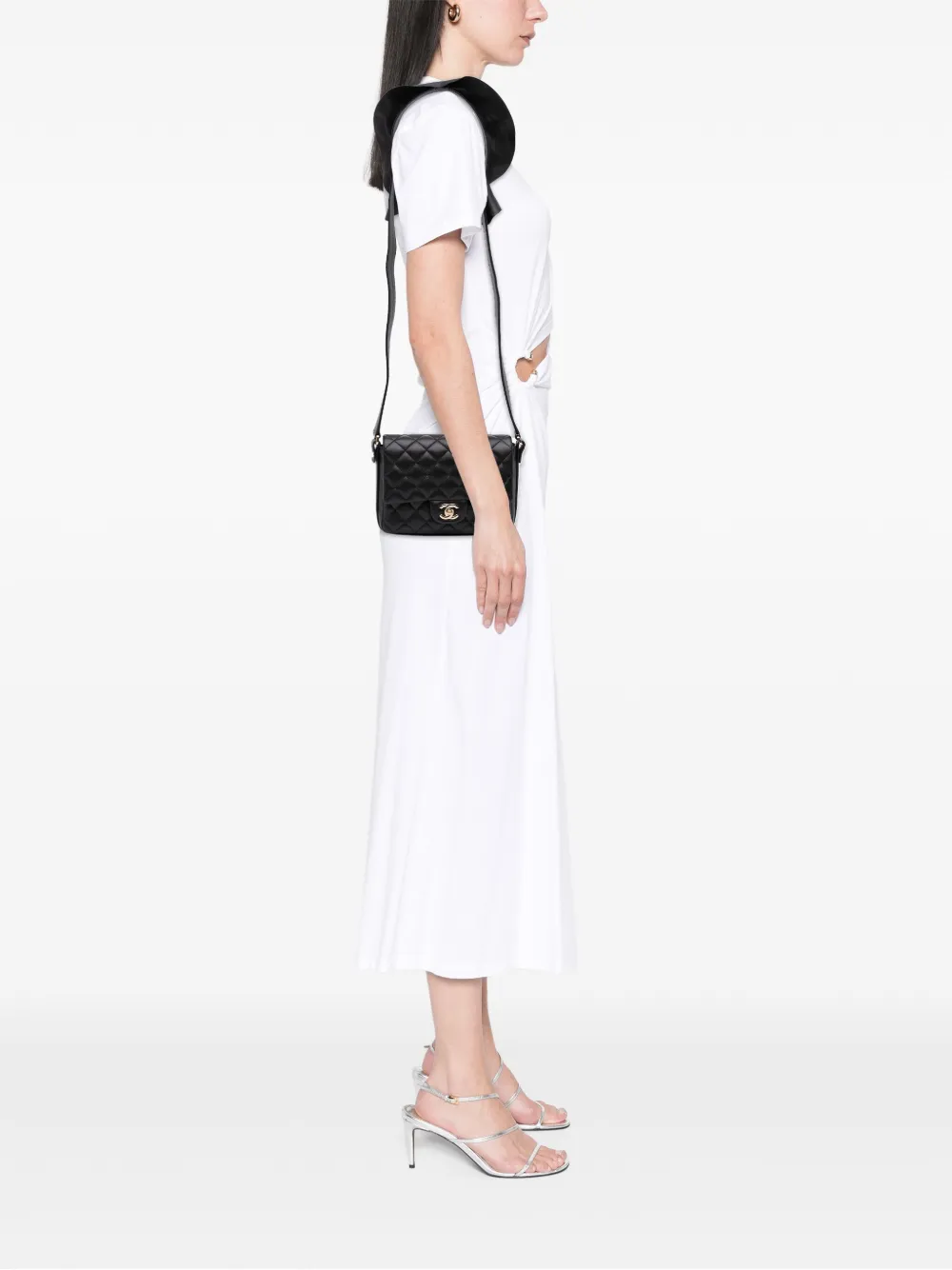 CHANEL Pre-Owned 2020 Quilted Calfskin Bolero de Chanel Flap crossbody bag | Pre-Owned | Image 2