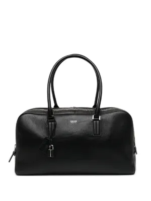 Zegna レザー ビジネスバッグ | ブラック | FARFETCH JP