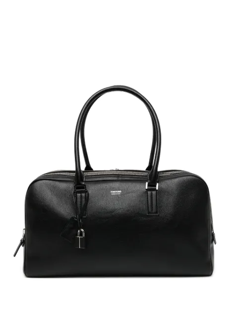 TOM FORD leather zipped tote bag