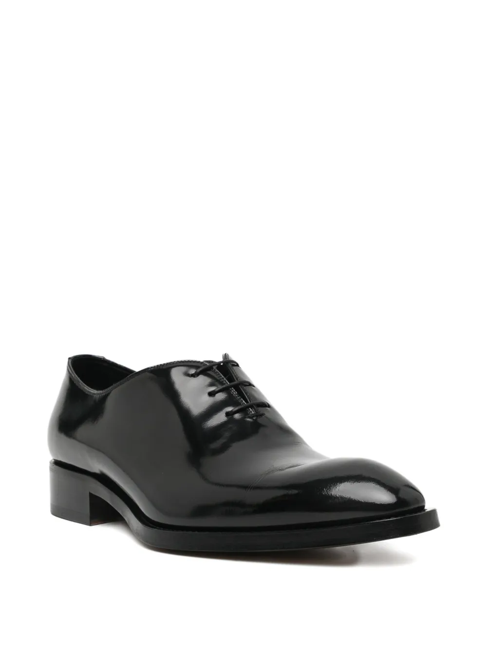 TOM FORD Leren Oxford schoenen Zwart