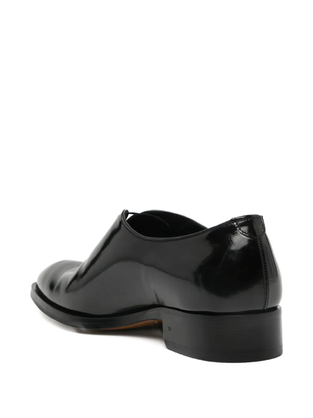 TOM FORD Leren Oxford schoenen Zwart