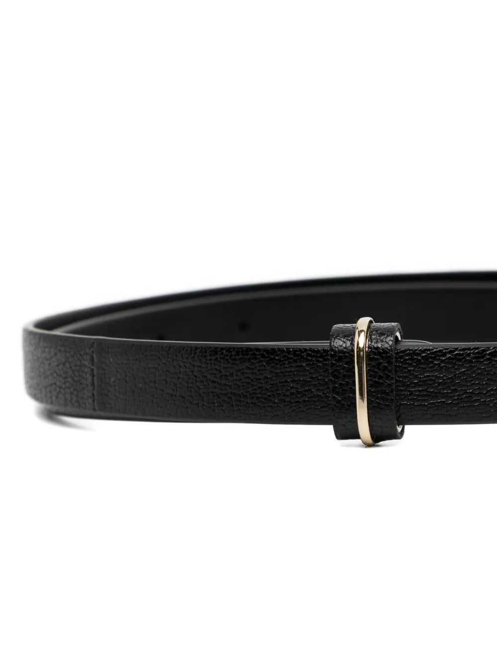 TOM FORD textured buckle belt - Zwart