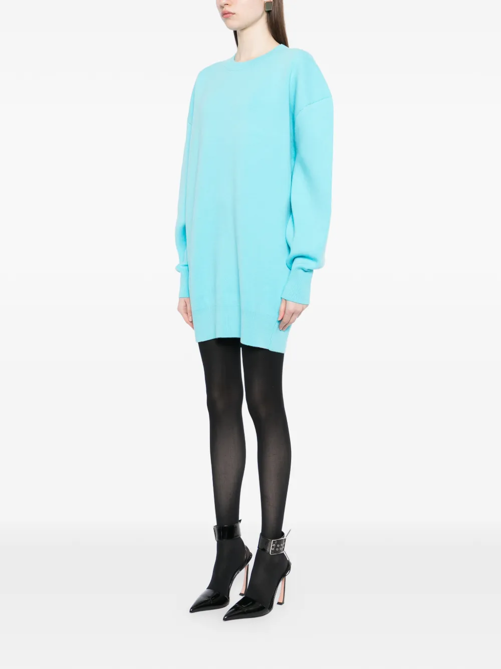 TOM FORD Gebreide jurk Blauw