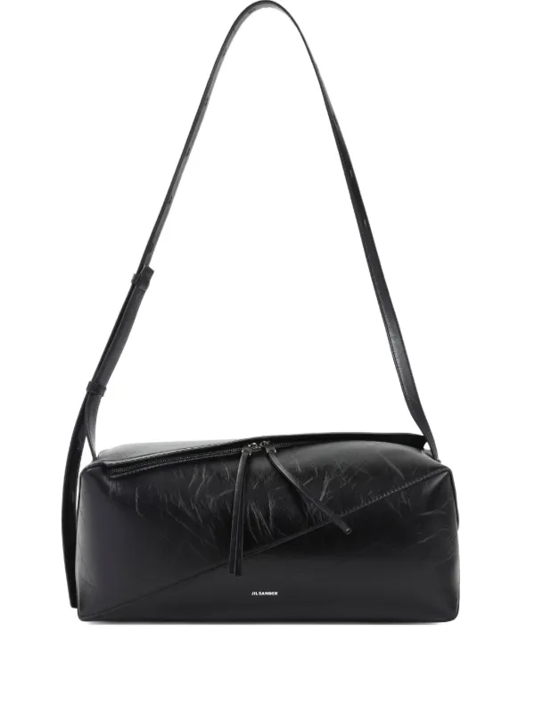 Jil Sander ジップ ショルダーバッグ | ブラック | FARFETCH JP