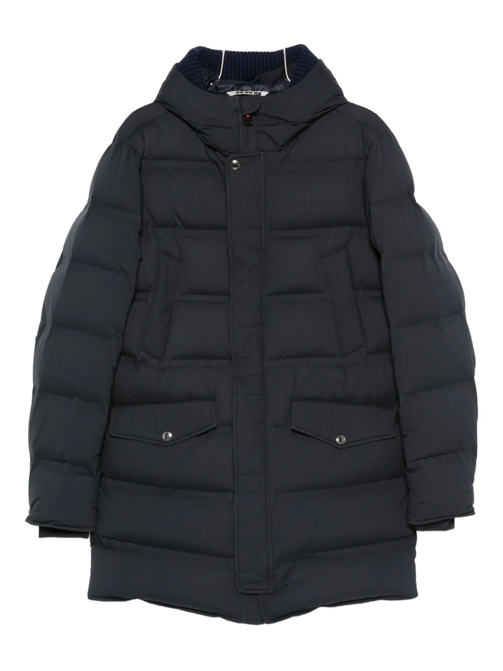 Kired hooded padded coat | Blue | Image 1