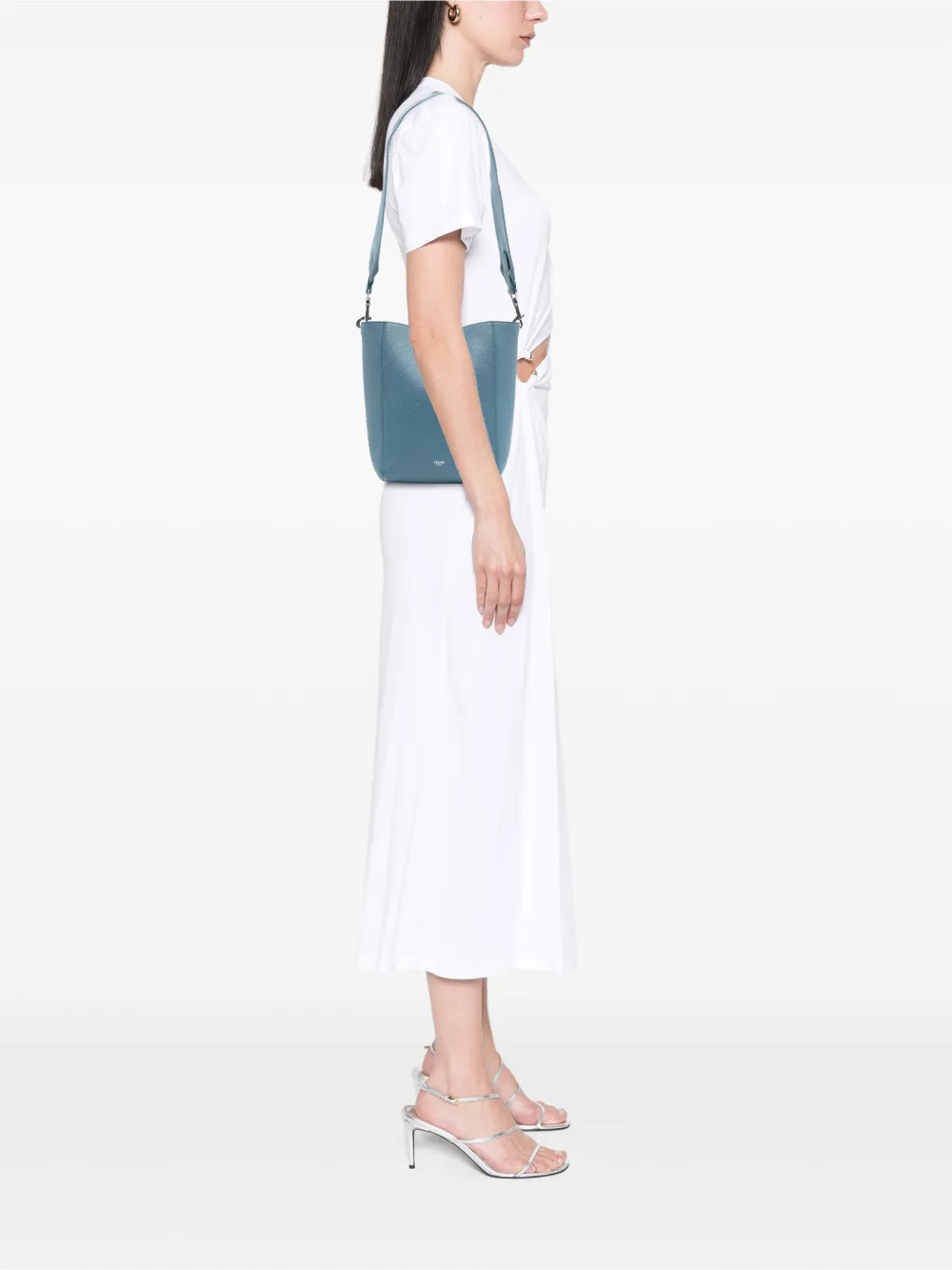 Celine Pre-Owned 2019 Small Soft Grained Calfskin Seau Sangle bucket bag | Pre-Owned | Image 2