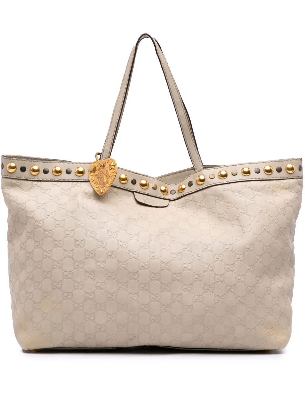 Gucci Pre-Owned 2016-2025 Guccissima Babouska tote bag - ホワイト Gucci Pre-Owned 2016-2025 Guccissima Babouska tote bag - ホワイト