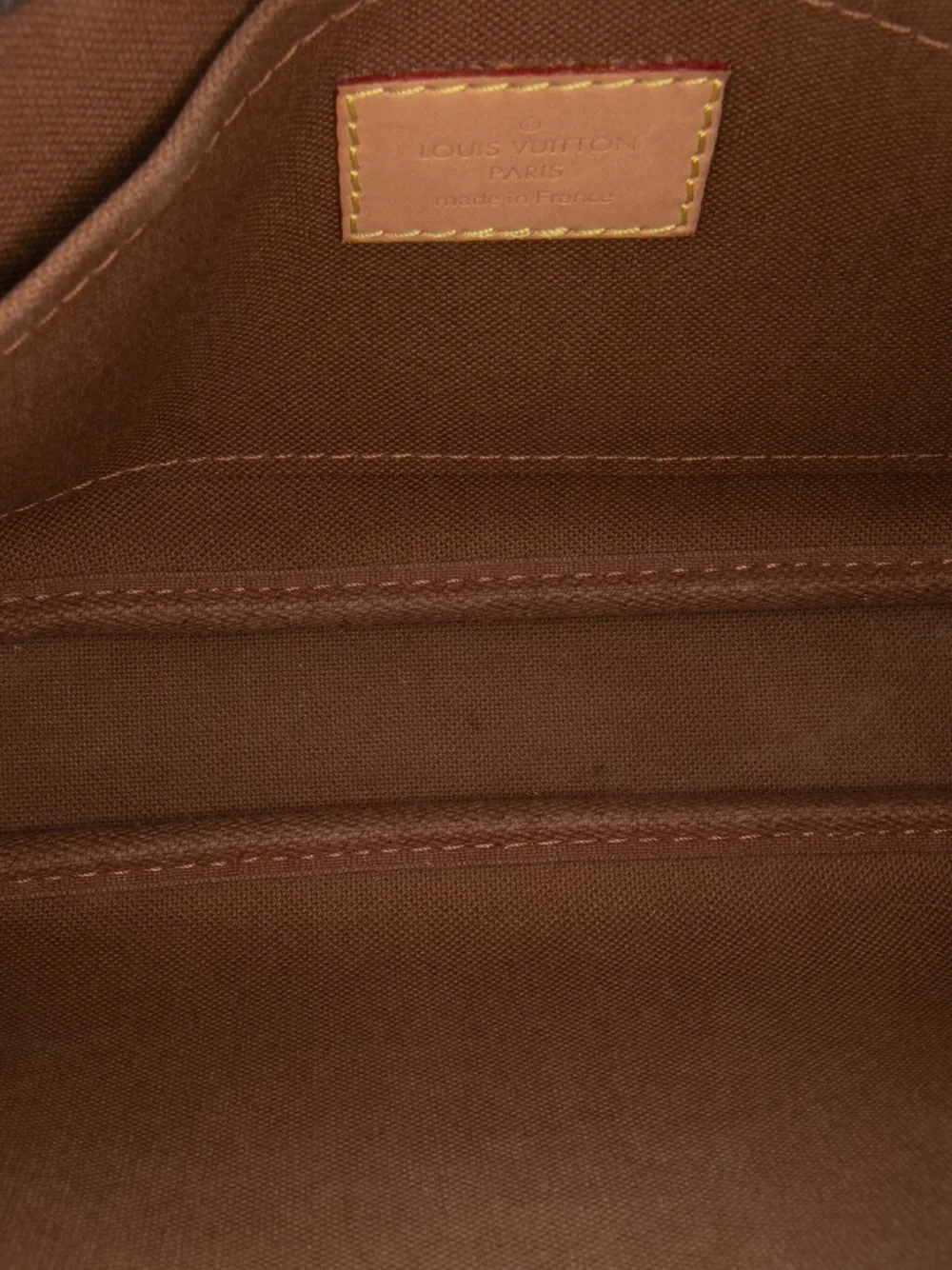 Pre-owned Louis Vuitton 2020 Monogram Multi Pochette Accessoires Satchel In Brown