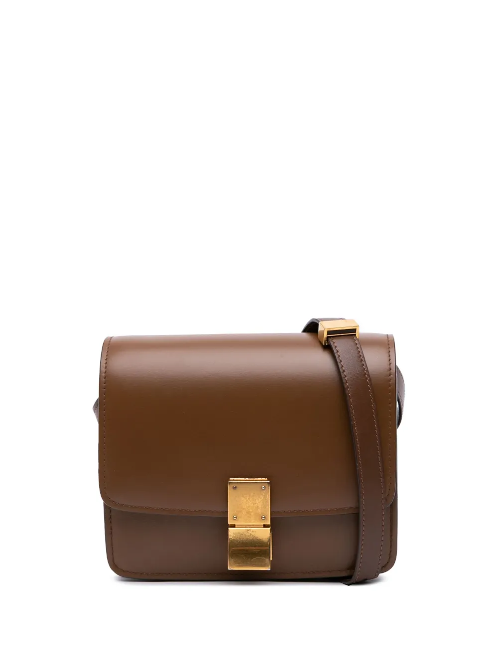 Celine Pre-Owned 2017 Small Calfskin Classic Box crossbody bag | Brown | Image 1