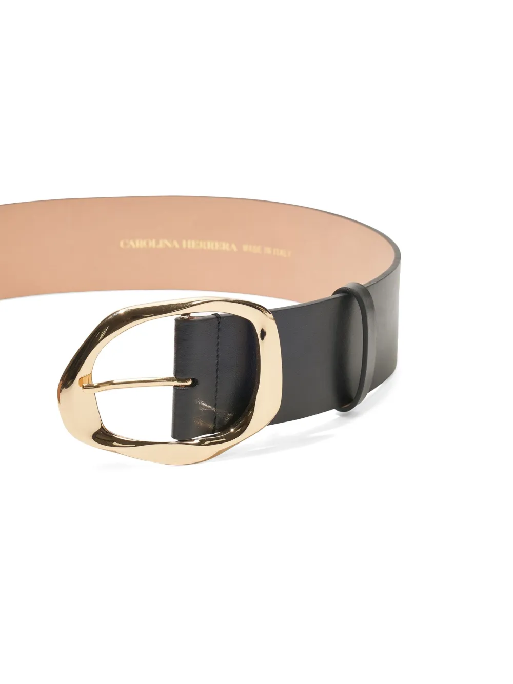 Carolina Herrera Leren riem - Zwart