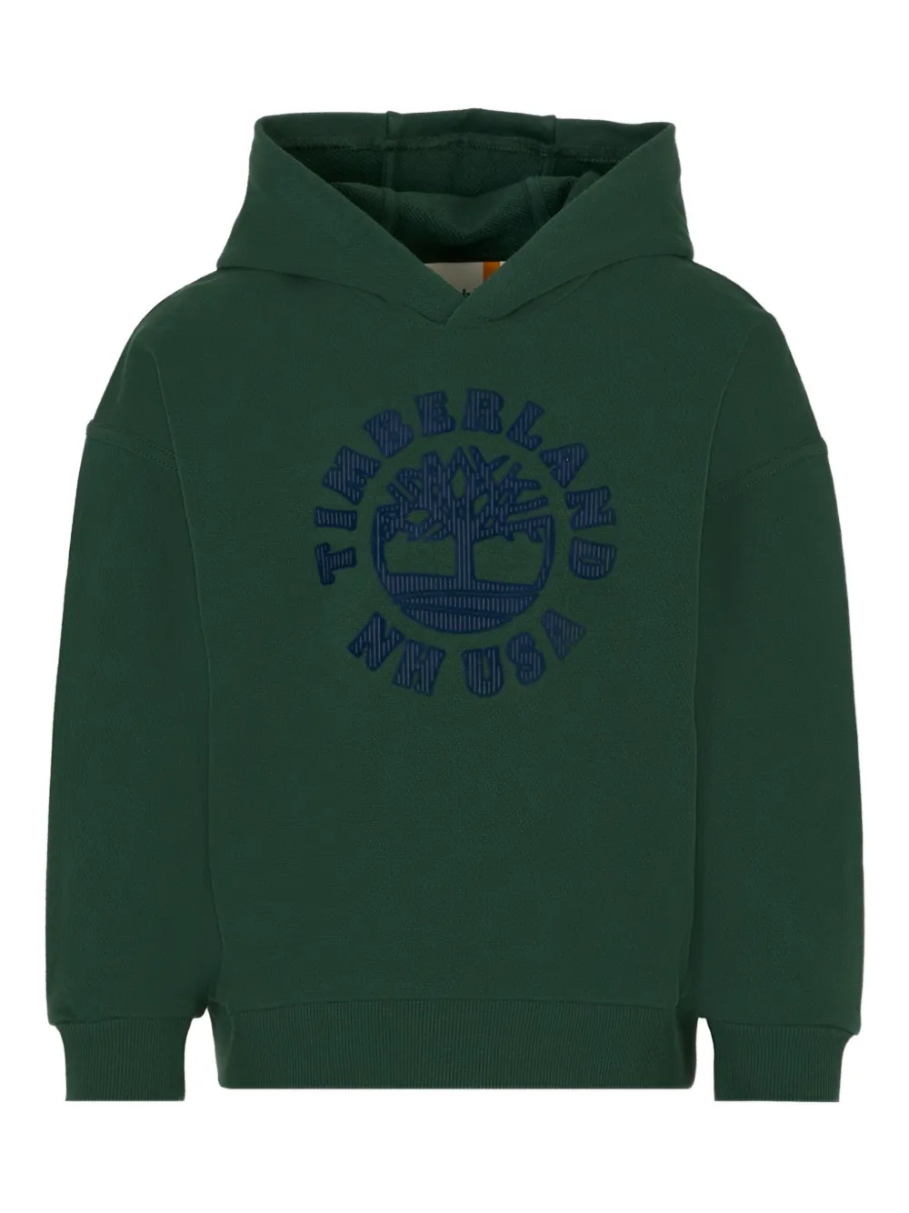 Timberland Kids' Logo-embroidered Hoodie In Green