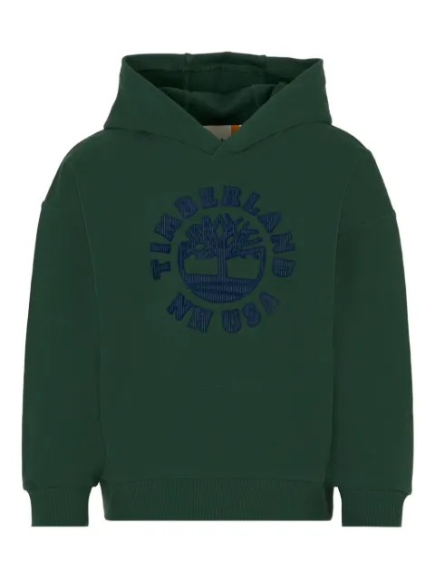 Timberland Kids logo-embroidered hoodie