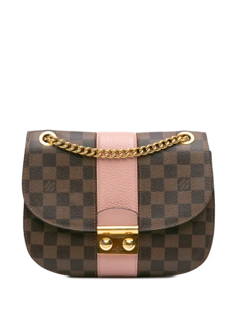 Louis Vuitton Pre-Owned 2018 Damier Ebene Cuir Taurillon Wight shoulder bag