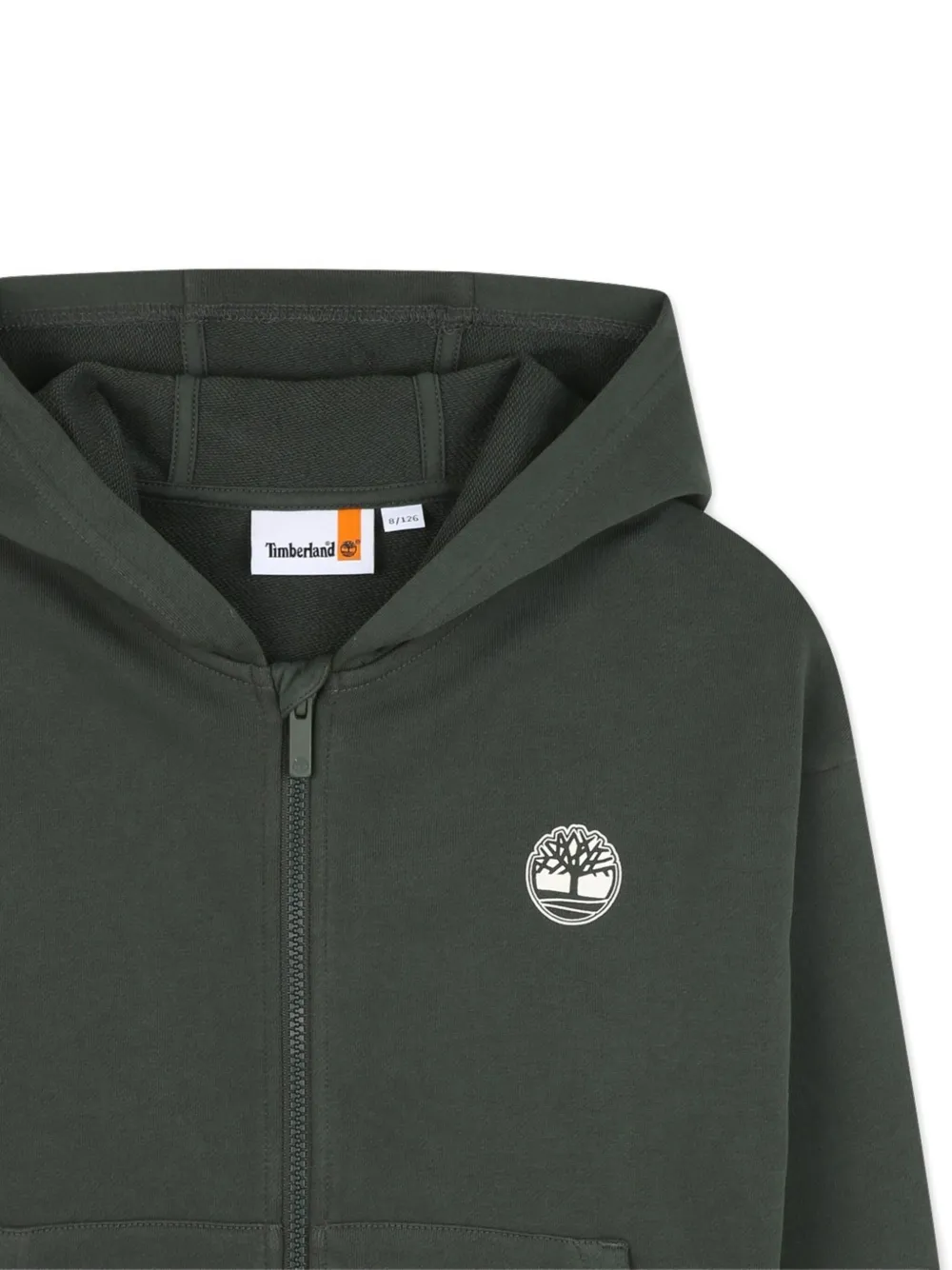 Timberland Kids Hoodie met logo Groen