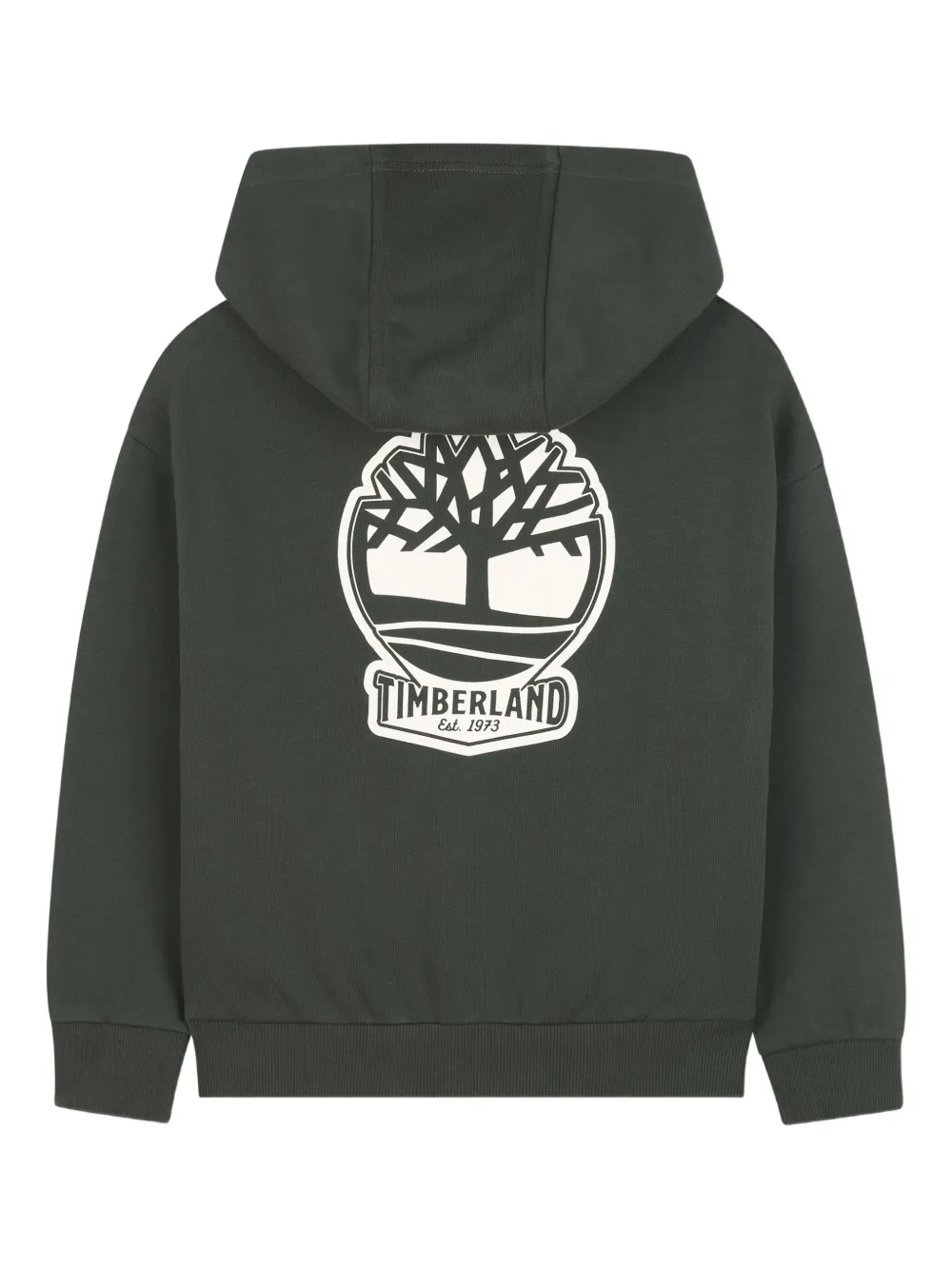 Timberland Kids Hoodie met logo Groen