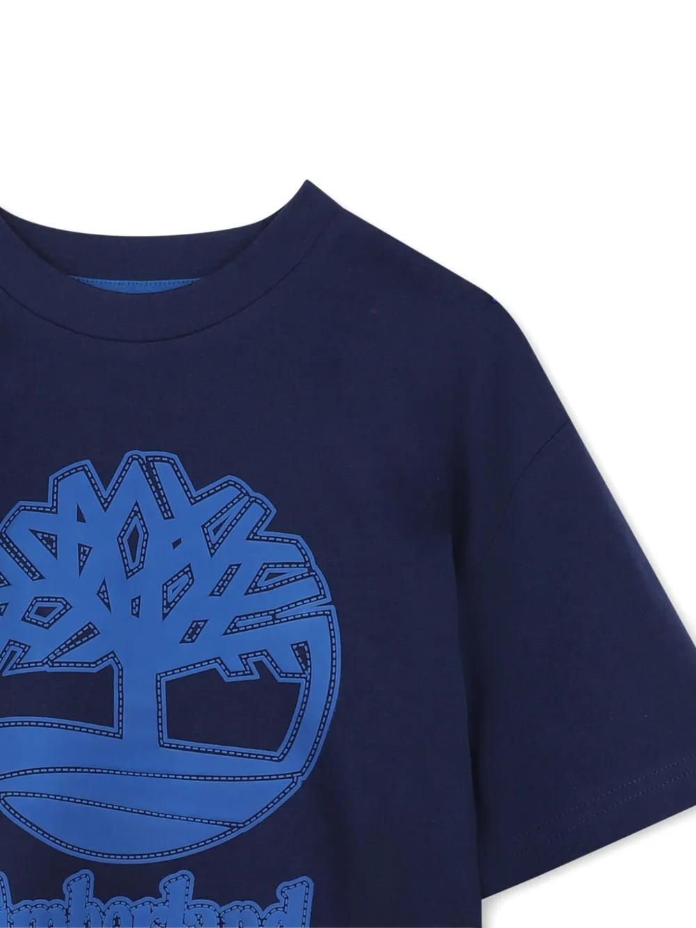 Timberland Kids T-shirt met logo Blauw