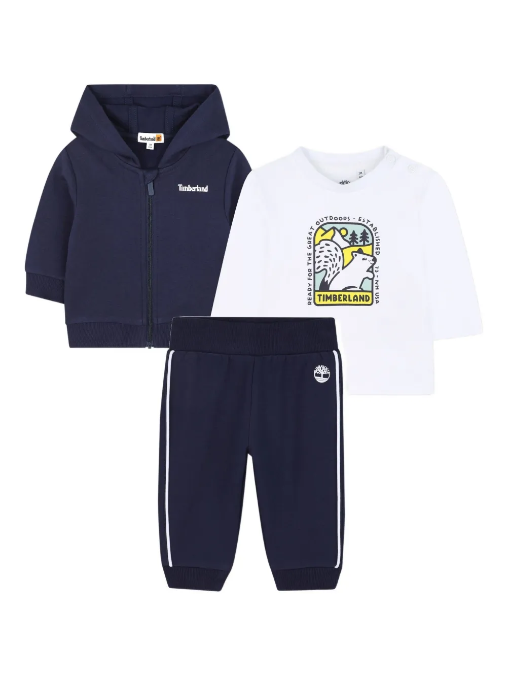 Timberland Kids グラフィック トラックスーツ セット - ブルー Timberland Kids グラフィック トラックスーツ セット - ブルー