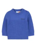 Timberland Kids waffle-knit sweater - Blue