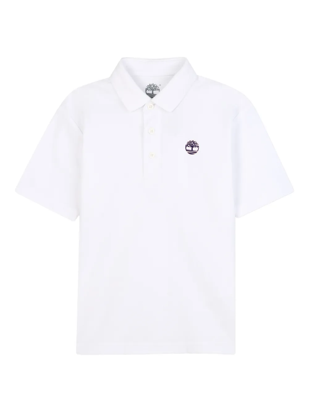 Timberland Kids logo-detail polo shirt | White | Image 1