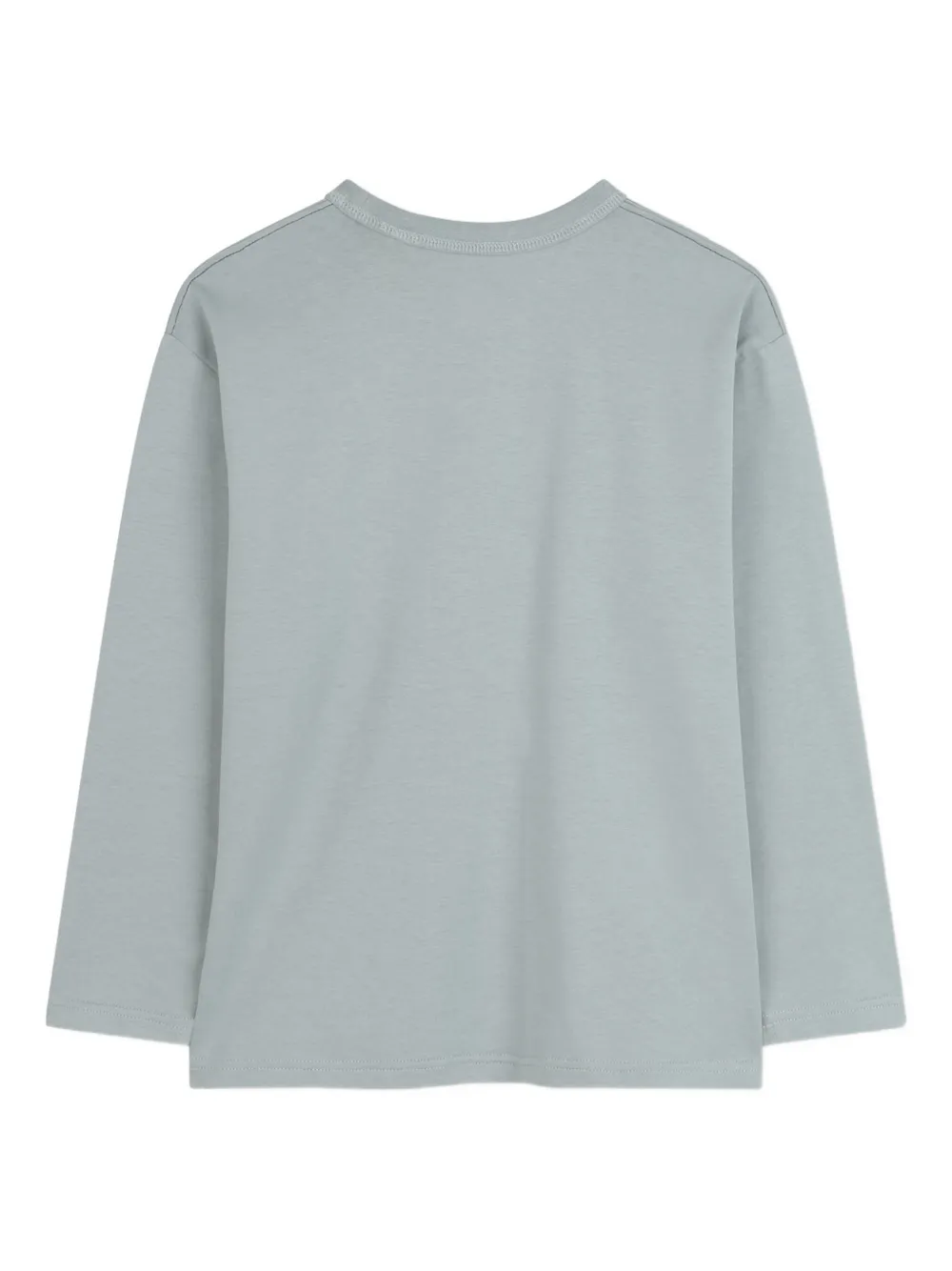 Timberland Long-sleeve Graphic-print T-shirt In Gray