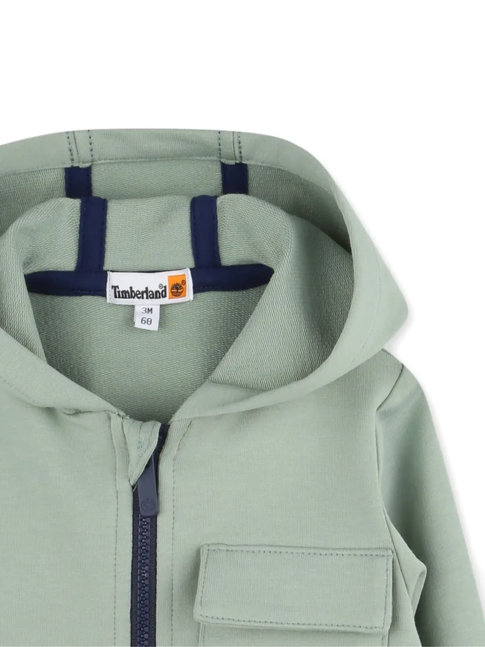 Timberland Kids Jack met capuchon en zak Groen