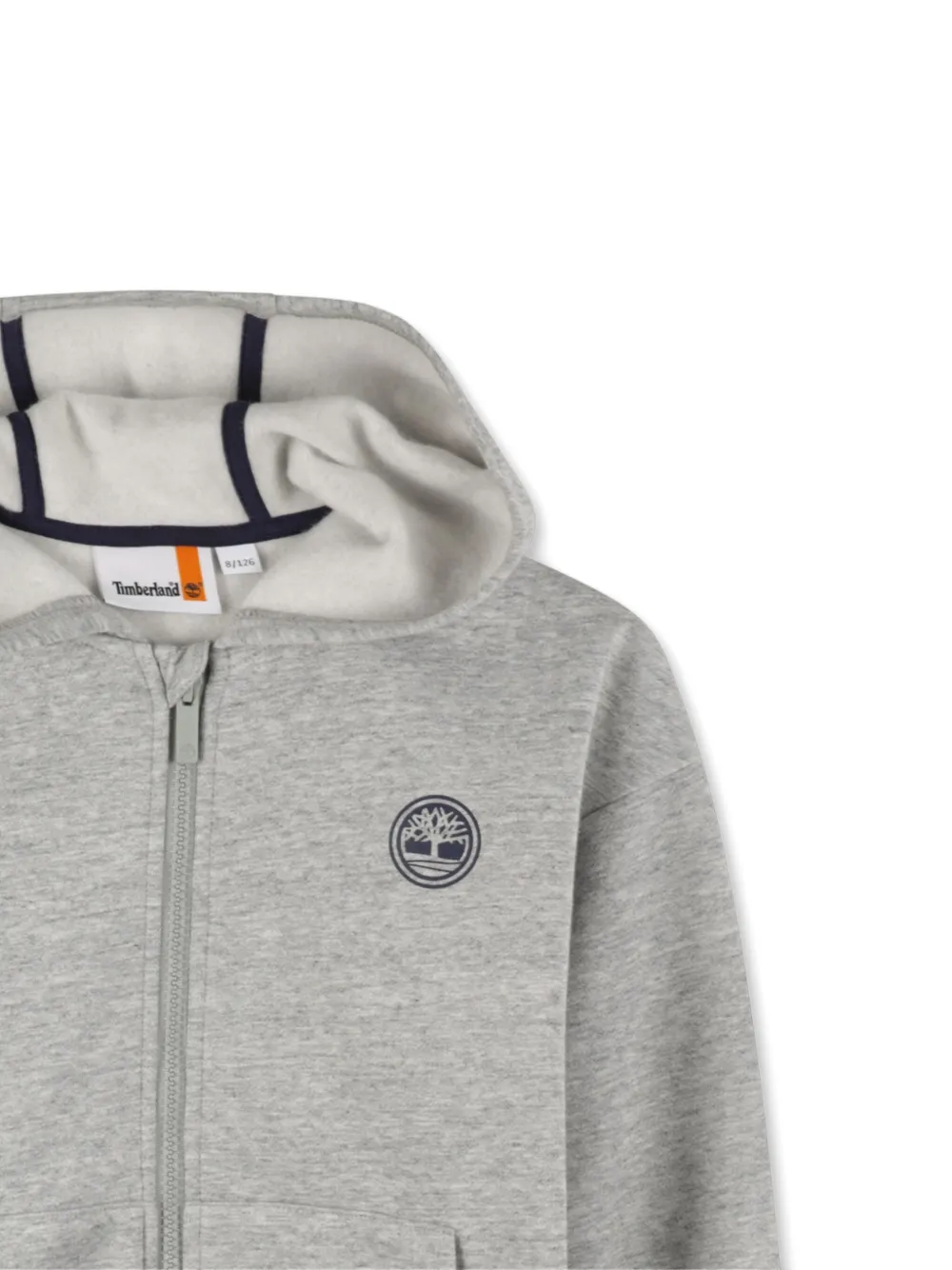 Timberland Kids Hoodie met rits Grijs