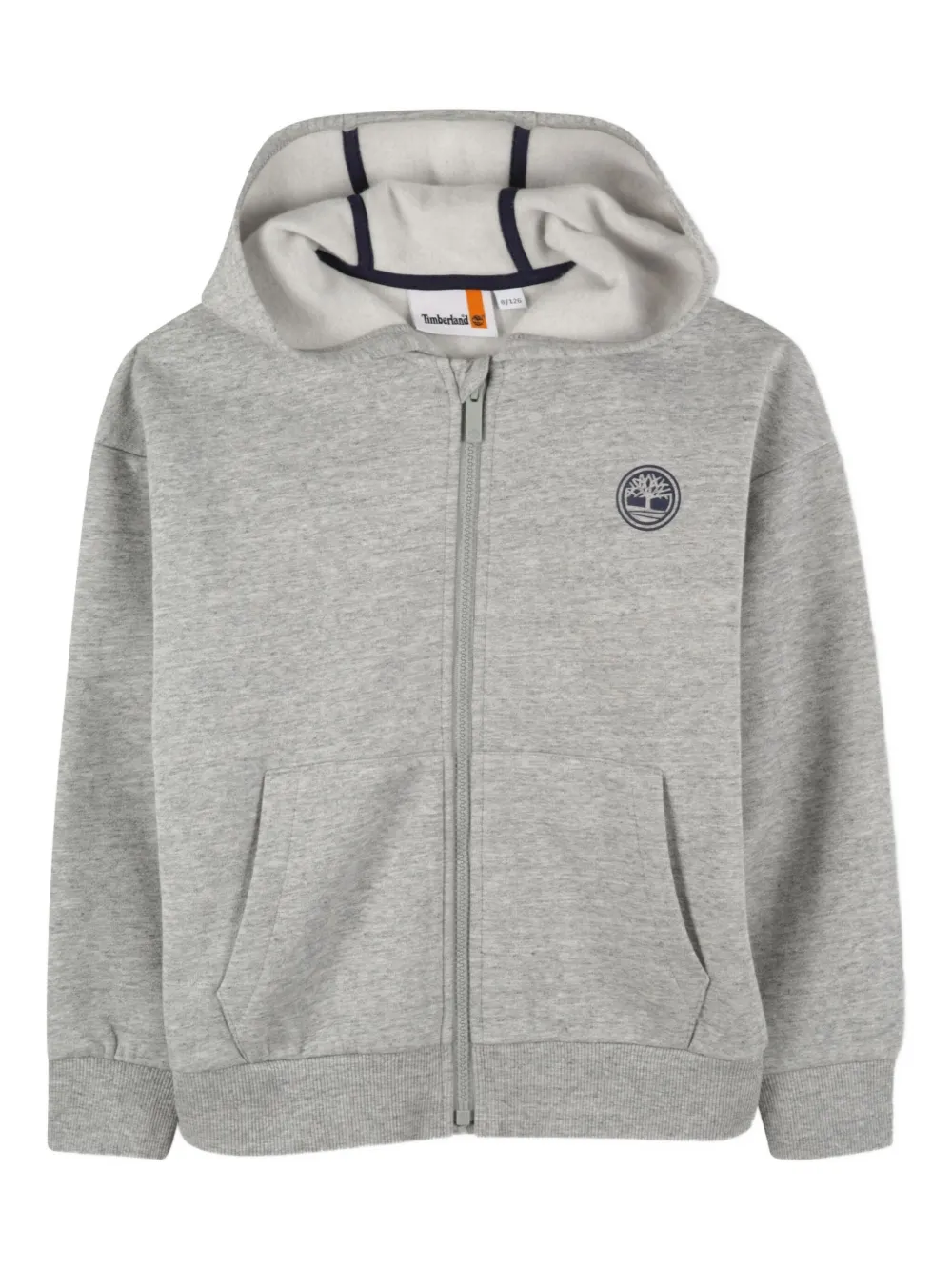 Timberland Kids zip-up hoodie - Grigio