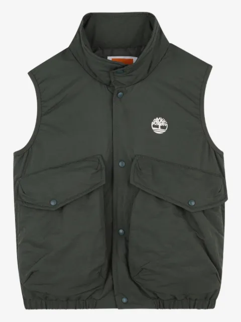 Timberland Kids gilet matelassé à fermeture zippée