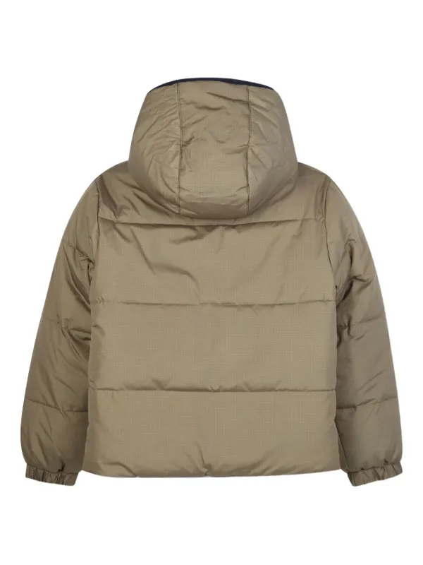 Timberland Kids Reversible Padded Jacket Green FARFETCH ID