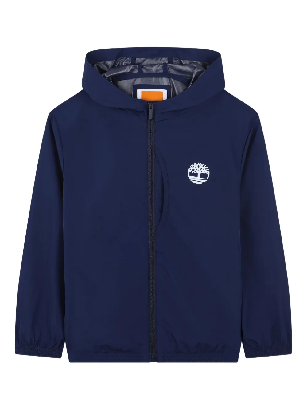 Timberland Kids フーデッド ウインドブレーカー - ブルー Timberland Kids フーデッド ウインドブレーカー - ブルー
