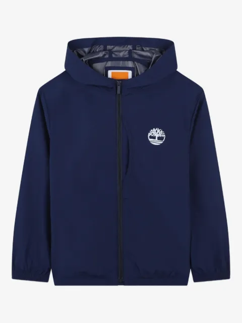 Timberland Kids coupe-vent à capuche et logo