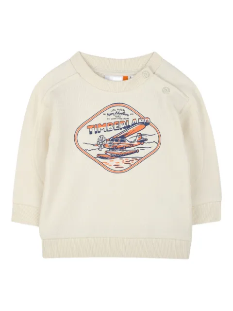 Timberland Kids seaplane-print sweatshirt