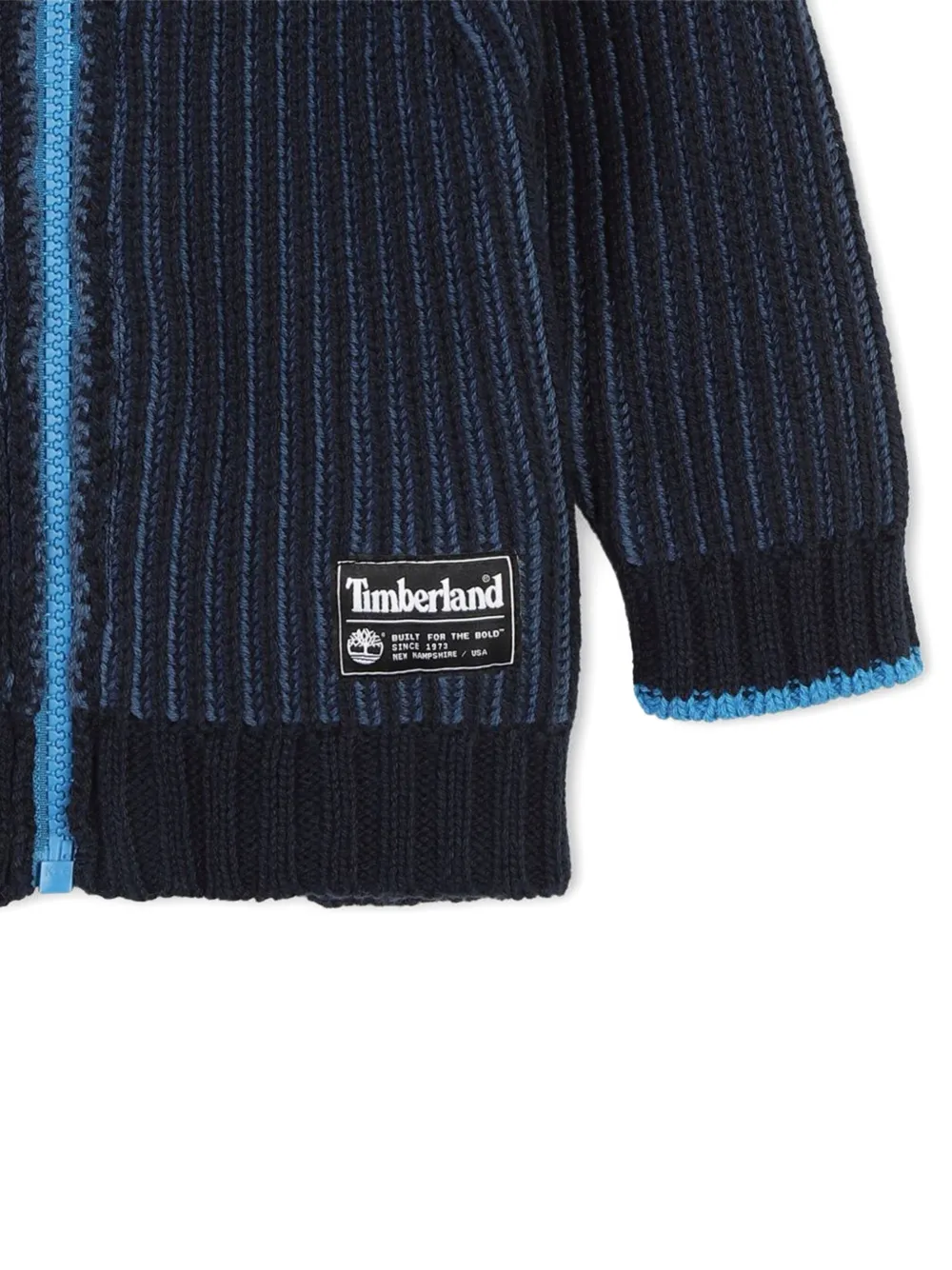 Timberland Kids Geribbeld vest Blauw