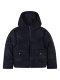 Timberland Kids geometric-pattern padded jacket - Black