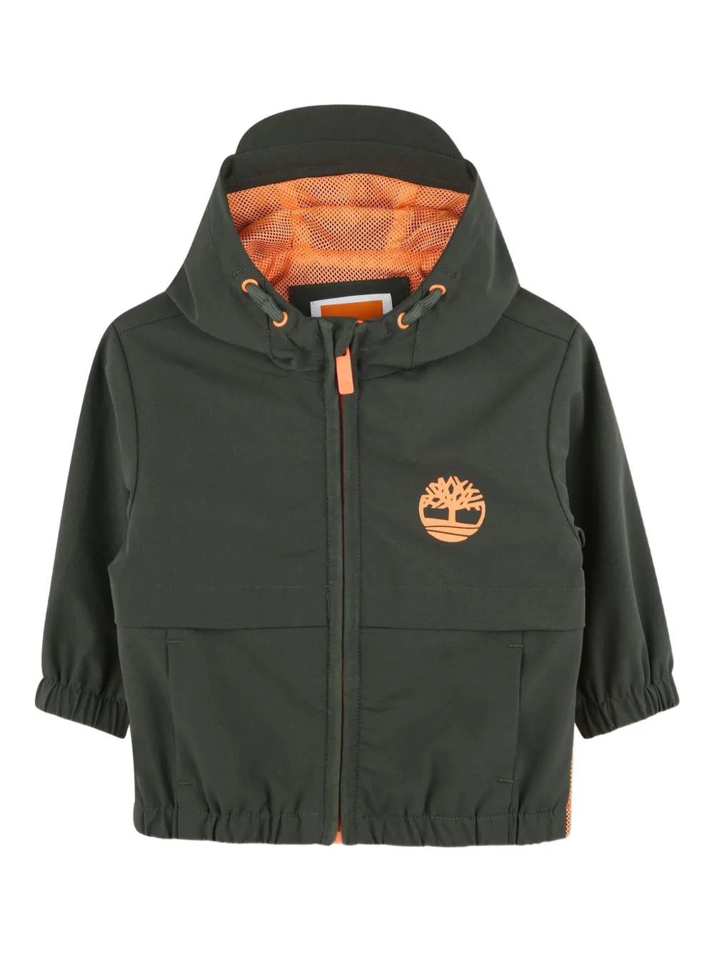 Timberland Kids メッシュパネル ウインドブレーカー - グリーン Timberland Kids メッシュパネル ウインドブレーカー - グリーン