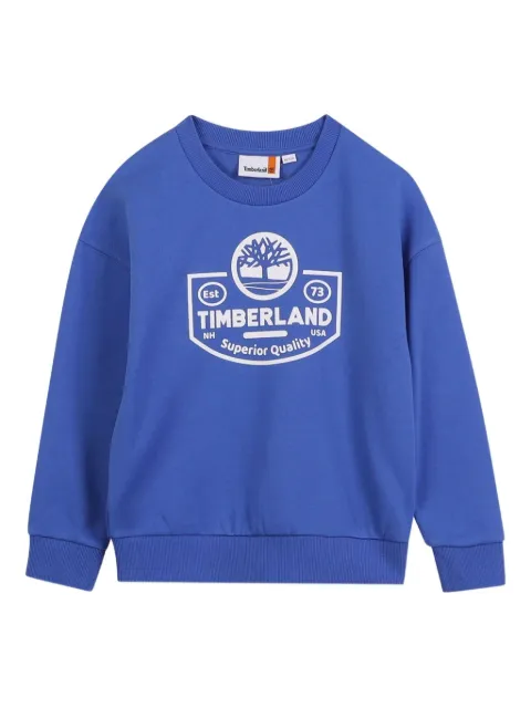 Timberland Kids logo-print sweatshirt