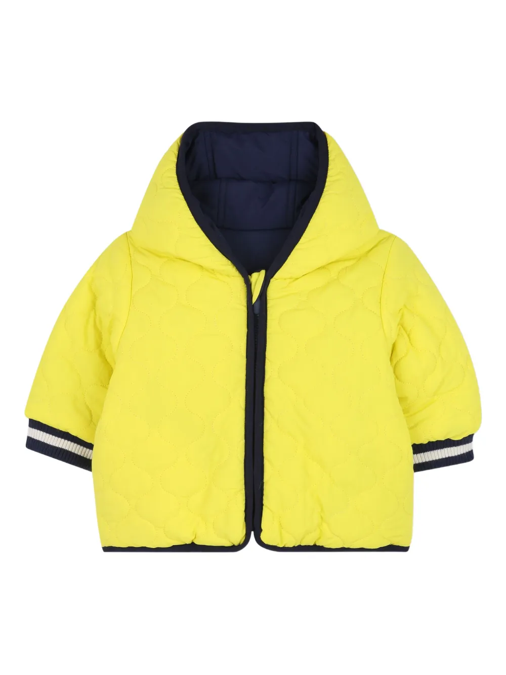 Timberland Kids quilted logo-patch puffer coat - 555