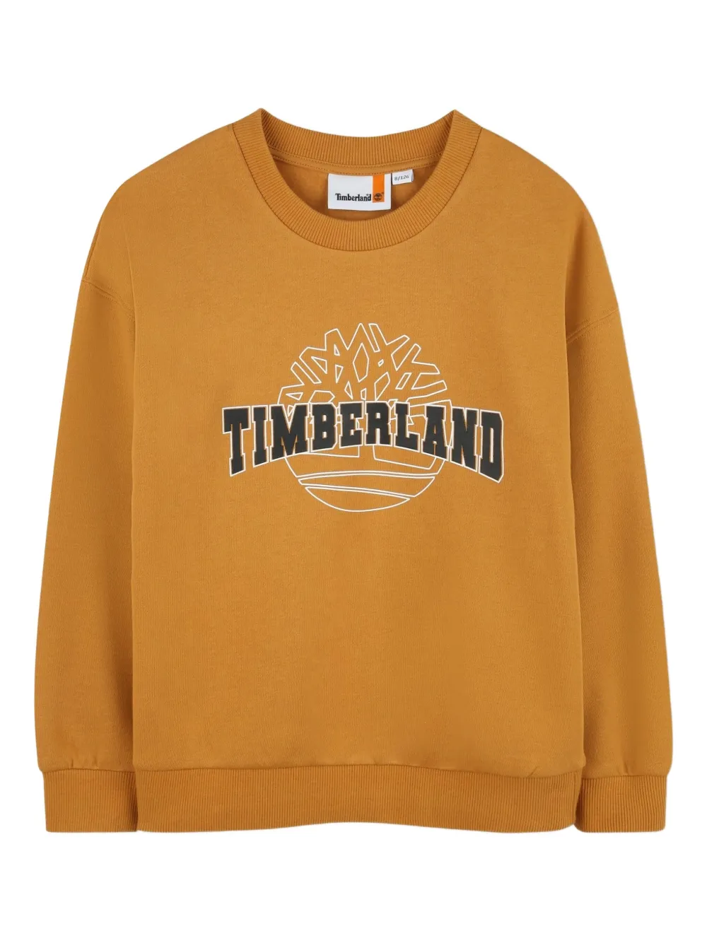Timberland Kids logo-print sweatshirt - イエロー Timberland Kids logo-print sweatshirt - イエロー