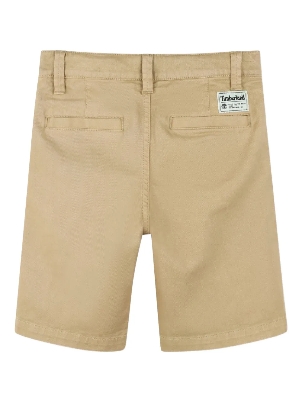 Timberland Button-fastening Cotton Shorts In Brown