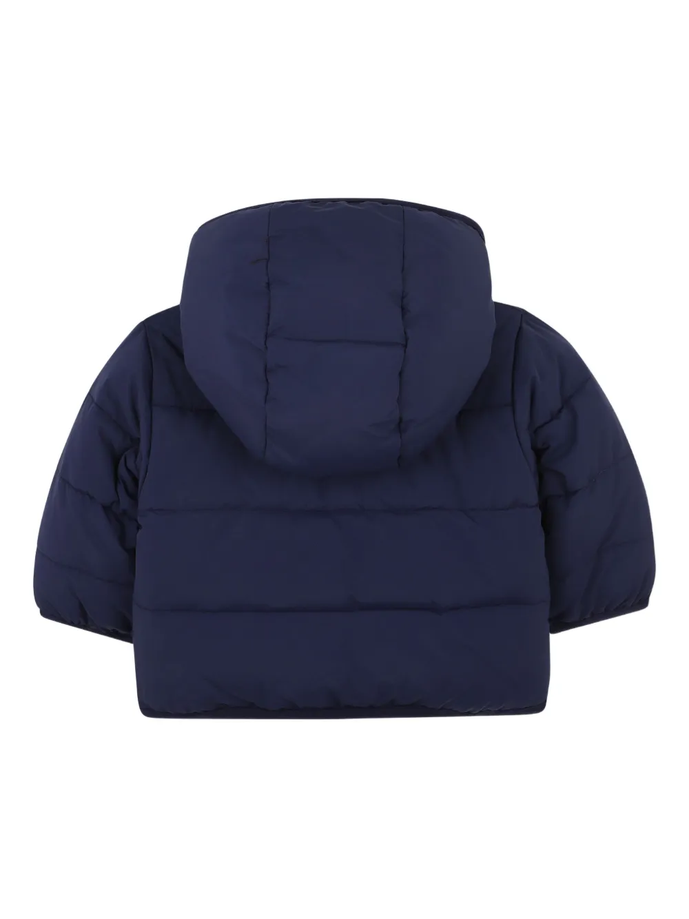 Timberland Kids quilted hooded puffer jacket - Blauw