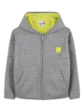 Timberland Kids logo-patch hoodie - Grey