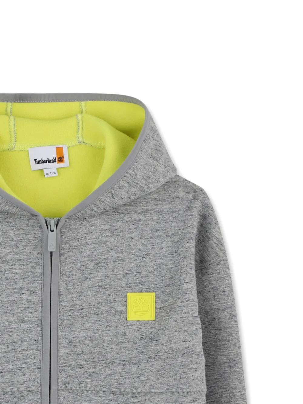 Timberland Kids Hoodie met logopatch Grijs